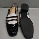 COUTGO WOMENS BLACK MARY JANE HEELS 8