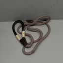 Mile High Life Genuine Leather Wrapped Handle Dog Leash, w Heavy Duty Clasp Rope Leash for Small Medium Large Dogs (Brown, 6FT) (72 Inch-1/2")