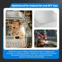 5 Pack 20 Gauge Sheet Metal Steel, 12" x 6" Cold Rolled Steel Sheet Plate,Durable Weldable Plate for DIY, Auto Repair, Industrial Projects
