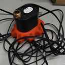 AgiiMan Pool Cover Pump Above Ground - 850 GPH Submersible Water Pump for Pool Draining, Portable Small Sump Pumps with 16' Drainage Hose and 25' Power Cord, 3 Adapters, Black