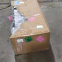 Amazon Basics Sturdy Foldable Plastic Chair, Portable, 350-Pound Capacity, White, 6-Pack