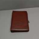 Large Bible Cover Case for Men Women, Mens Bible Covers Cases Leather Bible Cover Carrying Case for Women Men with Handle Zippered Bible Book Cover Holder Bag Case(Brown, L)