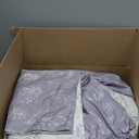 Bedsure Queen Comforter Set - Lavender Bed Set, 3 Pieces Cute Floral Bedding, 1 Soft Reversible Botanical Flowers Comforter and 2 Pillow Shams