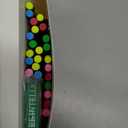 Sabary 48 Pcs Motivational Pencils Inspirational Silicone Bracelets Set Mood Pencil Motivational Quote Rubber Wristbands for Christmas Gifts(Colorful Background) (7.48 Inch)