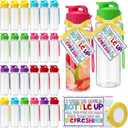 Yungyan 24 Sets End of Year Gifts for Students 17 oz Water Bottles Bulk Portable Sports Water Bottle Summer Graduation Student Gift from Teachers for Kids School Classroom Prize Goodie Bag (Flip Cap)