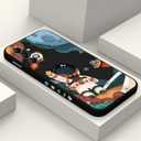 LEECG for Samsung Galaxy A16 5G Case Slim Soft Liquid Silicone Protective Phone Cover for Samsung A16 5G 6.7 inch, Astronaut Black