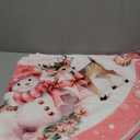 Pink Christmas Tree Skirt Merry Christmas Decoration Snowman Decoration 48 Inch Tree Skirt for Festival Party Decor Indoor Outdoor