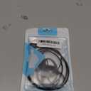 CLS1110 D Shape Earpiece Surveillance Headset with Mic Compatible with Motorola Two Way Radio RMM2050 XU2600 CLS1410 CP200 GP300 PR400