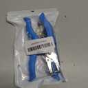 Single Hole Punch, 2 Pcs Hand Hole Puncher with Soft Grip Handle, 1/4" and 1/8" Small Hole Paper Punch for Crafts, Scrapbooks, 6 Sheets Capacity, Tags, Tickets - Blue