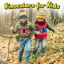 ESSENSON Binoculars for Kids Toys Gifts for Age 3-12 Years Old Boys Girls Kids Telescope Outdoor Toys for Sports and Outside Play Hiking, Bird Watching, Travel, Camping, Birthday Presents (Set of 2)