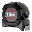 Metric Measuring Tape Meter 5M/10M*25mm Self Locking Shock Resistant Fluorescent Steel Tape Measure High Precision Metre Ruler Scale Measuring Tools (10 M)