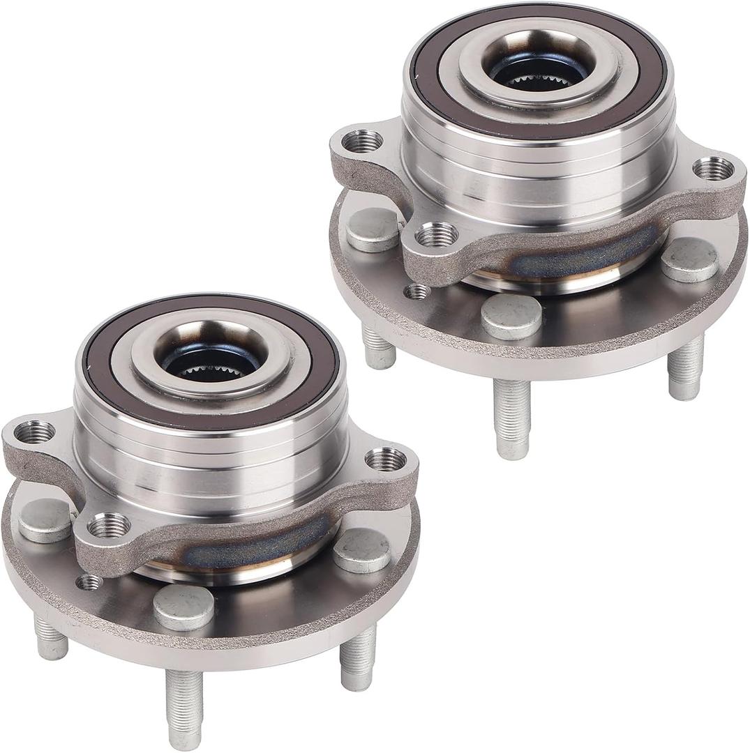 2pcs 512460 Front/Rear Wheel Hub and Bearing Assembly Compatible with 2011-2018 Ford Explorer, 2013-2019 Ford Police Interceptor Utility 5 Lugs Non-ABS
