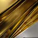 6 Inch Gold Metal Furniture Legs, Set of 12, Replacement Triangle Couch Legs with Screw, Metal Triangle Furniture Feet for Dressers, Cabinets, Sofas, Tables, Chair & More