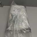 100% Blackout Shield Linen Blackout Curtains for Bedroom 84 Inches Long, Back Tab/Rod Pocket Living Room Drapes, Thermal Insulated Blackout Curtains 2 Panels Set, 50" W x 84" L, Cream