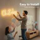Happy Birthday Neon Letter Sign, 19.6 * 11.8 inch Acrylic LED Letter Sign, Lighted Letter Sign, Light Up Letters, Neon LED Signs for Wall Decor, Birthday Party Backdrop, Bedroom & Holiday Decor Gifts, 19.6 x 8.6 inches