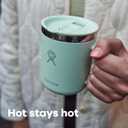 Hydro Flask Coffee Mug Insulated Stainless Steel, Non Spill, Leak Resistant Travel Mug 24 Oz Tonal Black