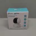 Kasa 2K+ Indoor Pan/Tilt Wired Security Camera - Works as a Baby Monitor & Pet Camera, Motion Detection & Tracking, 2-Way Audio, Night Vision, Subscription-Free Local Storage or Optional Cloud, KC410S (White)