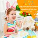 Sonarun 24 Pack Paper Easter Eggs 3.2 Inch Paper Mache Eggs DIY Easter Paper Eggs for Easter Egg Craft Hunt Party Favors Easter Basket Stuffers