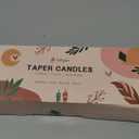 10 Inch Pale-Pink Taper Candles for Home Decoration, 10 Pack Unscented Candlesticks for Dinner Wedding Party, Smokeless and Dripless Candle Sticks