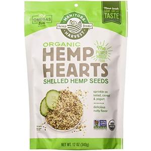 Manitoba Harvest Organic Hemp Hearts Shelled Seed, 12.0 Ounce (Pack of 6)