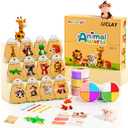 Air Dry Clay Kit - Animal Theme, Modeling Clay for Kids, DIY Model Magic Clay with Sculpting Tools and Tutorials, 12 Boxes Molding Clay, Ultra Light, Soft & Non-Sticky, Arts and Crafts Gift for Kids