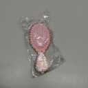 Frinnovan, 1 Pack Rhinestone Hair Brush Detangling Bling Detangle Massage Sparkle Compact Comb Crystal Air Cushion for Women Wet Dry (Pink-Small-Round)