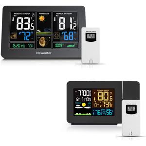 Newentor Weather Station Q3 and Projection Alarm Clock Q6