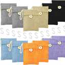 Bamboo Charcoal Bags Odor Absorber 12 Pack100g Bamboo Charcoal Air Purifying Bags, for Car Air Fresheners, Odor Eliminator for HomeShoe Deodorizer - Colorful-Activated Charcoal Odor Absorbers