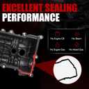 MITZONE Valve Cover Compatible with 2011-2020 Dodge Chrysler Jeep RAM 3.6L V6 Grand Cherokee Wrangler Journey Grand Caravan Town Country 1500 Replaces 5184068AN 5184069AN