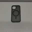 SUPFINE Magnetic for iPhone 15 Case (Compatible with MagSafe) (Military Grade Drop Protection) Translucent Matte Shockproof Phone Cover, Black