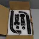 Handlebar Extenders for Peloton Bike, Universal Exercise Bike Handlebar Extension for Indoor Cycling, Treadmill, Wheelchair, Stroller - Relieve Back Pain (Bull-Horn (with Black Tapes))