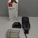 Safe Mandoline Slicer for Kitchen, Potato Slicer, Potato Slicer for Chips, Vegetable & Food Cutter,Thickness Adjustable 0.1-8 mm, Cleaning Brush (only Slice, Black Knight)