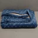 Cosy Solid Colour Non-Slip Couch Cover (Blue 1 x 110 cm)