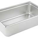 Winco Anti-Jamming Steam Pan, Full-Size x 6-Inch Pack of 3