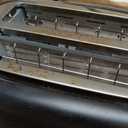 2 Slice Toaster, Extra Wide Slots for Bagels, 6 Browning Settings, Removable Crumb Tray, Defrost/Cancel/Bagel Buttons, Cord Wrap, 900W, Black & Silver
