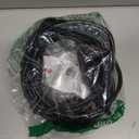 16/3 Black 20 FT Extension Cord, Indoor Extension Cord for Laptops, Coffee Makers, Office Home Appliances, 3 Prong Resistant Cable Flexible, 13A 125V 1625W ETL Listed