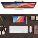 K KNODEL Leather Desk Pad Protector, Office Desk Mat, Large PVC Leather Desk Blotter, Non-Slip Mouse Pad (Dark Brown, 15.7" x 31.5")