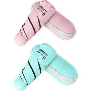 BAODINI Travel Mini Umbrella for Purse With Case Small Compact UV Sun Protection Sun Lightweight Tiny Pocket Umbrella for Women Kids and Men