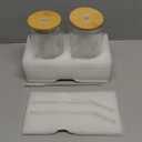 Drinking Glasses with Bamboo Lids and Glass Straw 2PCS Set, 16oz Glass Cups with Lids and Straws, Beer, Iced Coffee Glasses, Soda, Gift 1 Cleaning Brushes