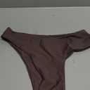 geluboao Women's Bikini Bottom Sexy V Cut High Cut Swimsuit High Waisted Bathing Suit Bottoms (Large, Coffee)