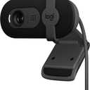 Logitech Brio 101 Full HD 1080p Webcam for Meetings, Streaming, Desktop, Laptop, PC - Built-in Mic, Shutter, Works with Zoom, Microsoft Teams, Nintendo Switch 2s new GameChat Mode, USB-A,-Black
