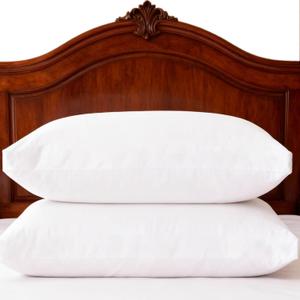 Thick Bed Pillows King Size Set of 2 Hotel Collection Soft Down Alternative Supportive Pillow for Back Stomach Side Sleeper White 20x36 inches