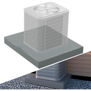 Mini Split Ductless Air Conditioning Pad: Heat Pump Systems, AC Condenser Pad, Floor Mounting Base Pad, Comfort Mini Split, Anti-Vibration Pad for Outside HVAC Unit, 36" x36" x3"