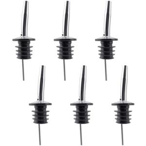 Juxiamal 18 pcs Liquor Bottle Pourer, Stainless Steel Oil Bottle Pour Spout, Tapered Spout for Wine Spirits Drinks Olive Oil Syrup Vinegar Bottles