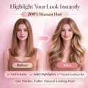 Clip in Hair Extensions Real Human Hair, 10 Inch Short Invisible Remy Human hair Clip in Extensions for Women Seamless Straight 6 Pcs Per Set with Double Weft (Dark Brown, 10 Inch)