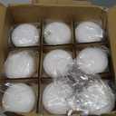 Tuyai (Set of 36) Floating Candles, 3 inch White Dripless Wax Burning Candles, for Weddings, Party, Special Occasions and Home Decorations