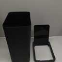 Bathroom Trash Can with Lid, 2 Packs, 4 Gallons/15 Liters Garbage Can with Pop-Up Lid, Small Plastic Trash Can, Slim Trash Bin Waste Basket for Bathroom, Bedroom, Office, Living Room (Black)