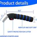 KOUNATSURI 2Pack Car Door Handle for Elderly Car Handle Assist Support Multifunction for Seniors and Handicapped