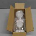 NPLUX 50 Pack Individual Cupcake Containers Plastic Cupcake Boxes Cupcake Holders Stackable Deep Dome Cupcake Carrier