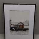 Golden State Art, 16x20 Black Picture Frame Displays Photo 11x14 with Mat or 16 x 20 Without Mat for Wall Mounting, Classic Satin Aluminum Frames with Real Glass (Pack of 1)